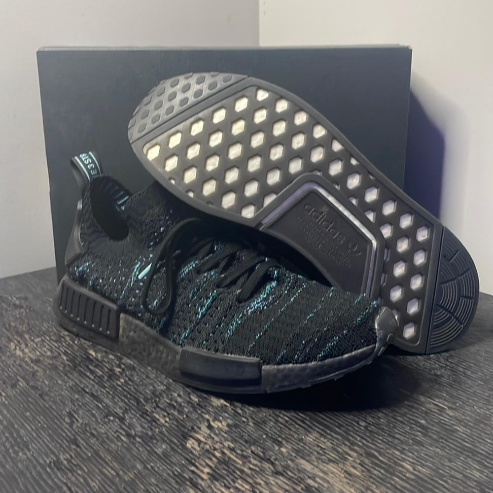 Men’s Size 11 Limited Edition Parley NMD Adidas Athletic Shoes